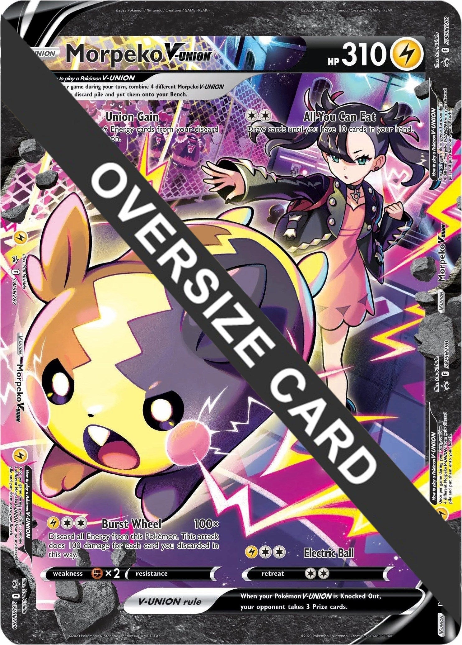 Morpeko V-UNION (SWSH287-290) (Jumbo Card) [Sword & Shield: Black Star Promos] | Total Play