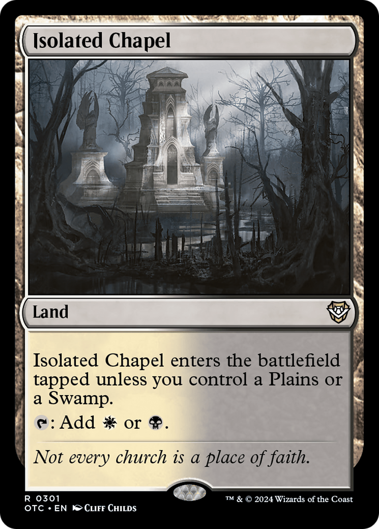 Isolated Chapel [Outlaws of Thunder Junction Commander] | Total Play