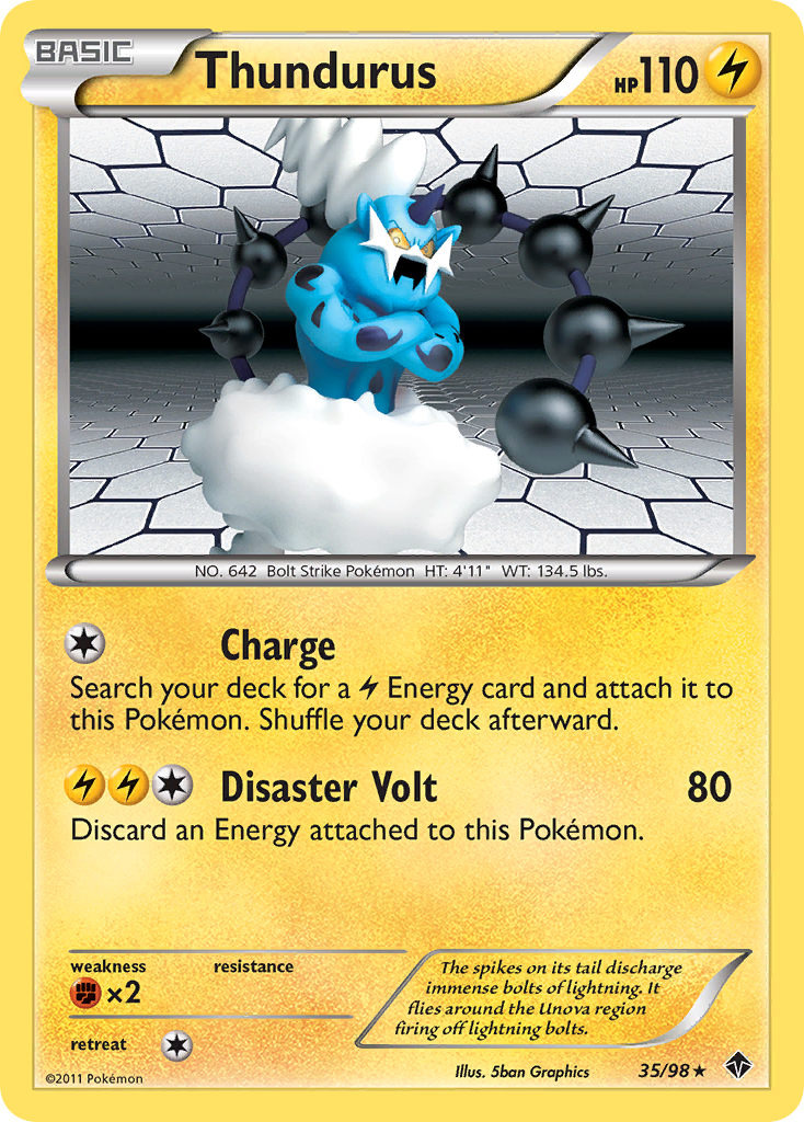 Thundurus (35/98) [Black & White: Emerging Powers] | Total Play