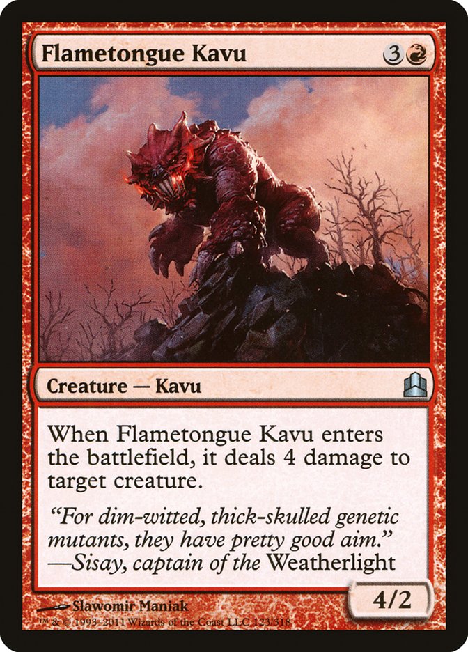 Flametongue Kavu [Commander 2011] | Total Play