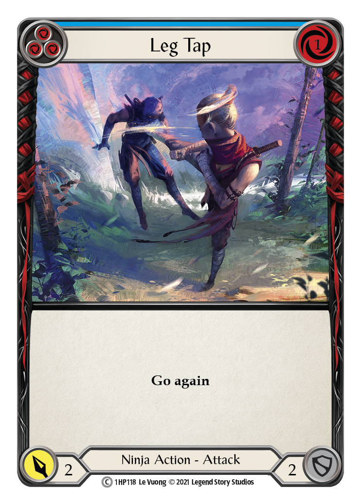 Leg Tap (Blue) [1HP118] (History Pack 1) | Total Play