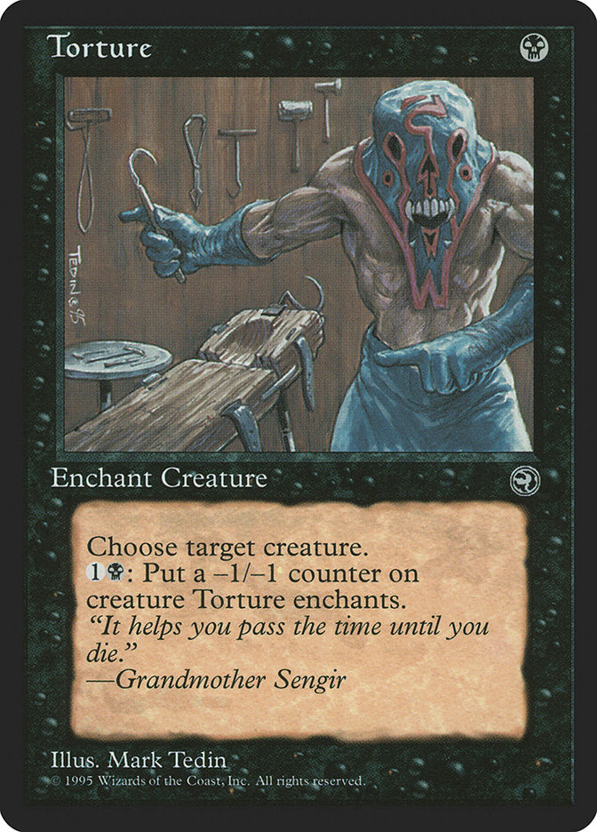 Torture (Grandmother Sengir Flavor Text) [Homelands] | Total Play