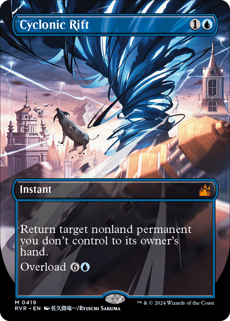 Cyclonic Rift (Anime Borderless) [Ravnica Remastered] | Total Play