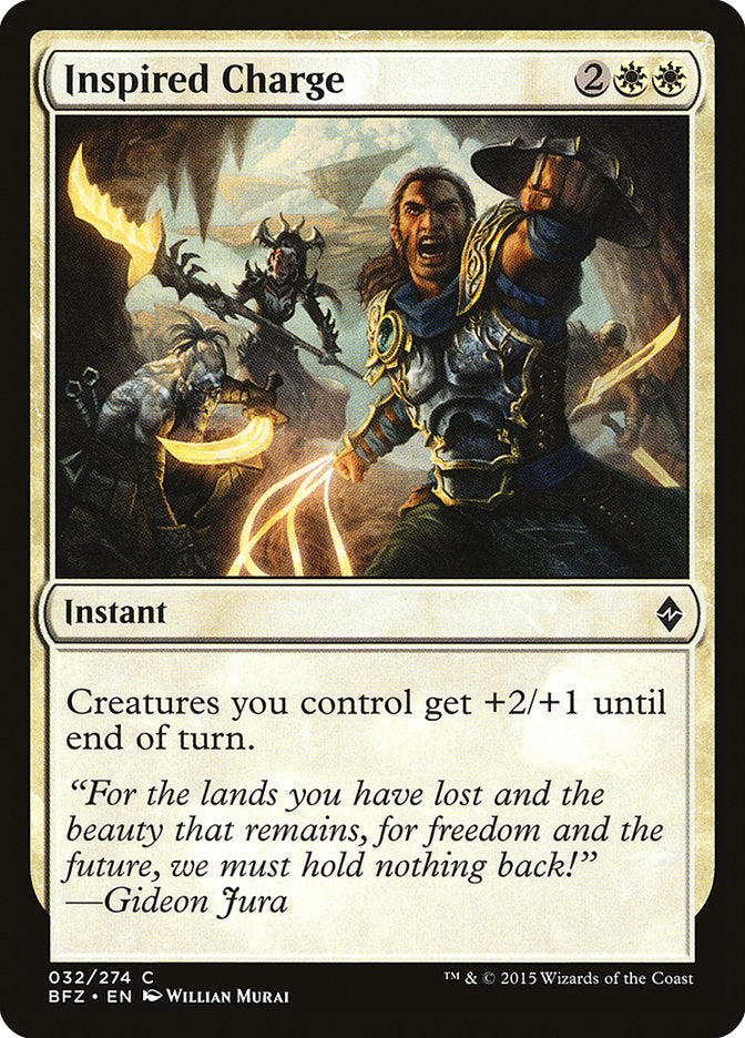 Inspired Charge [Battle for Zendikar] | Total Play