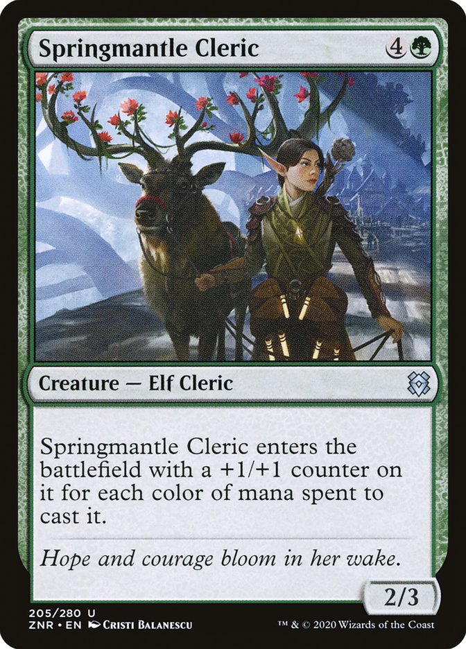Springmantle Cleric [Zendikar Rising] | Total Play
