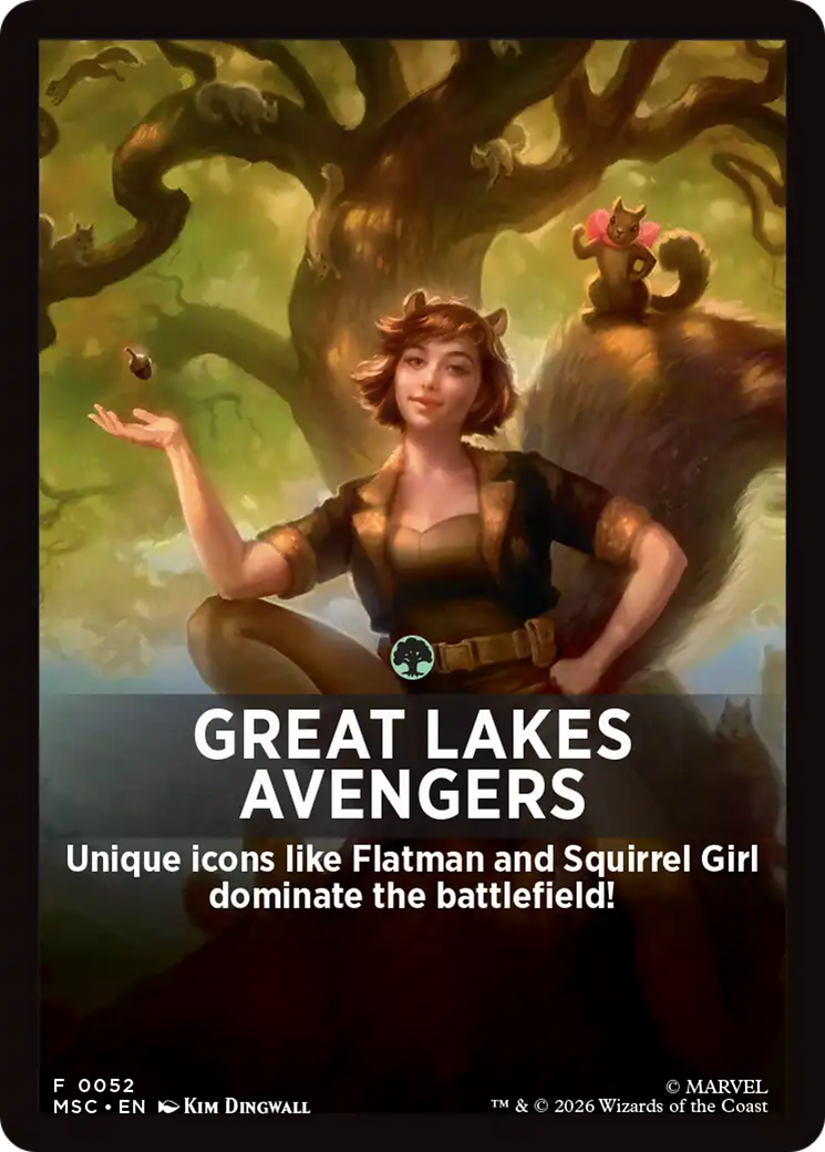 Great Lakes Avengers Theme Card [Marvel Super Heroes Commander] | Total Play