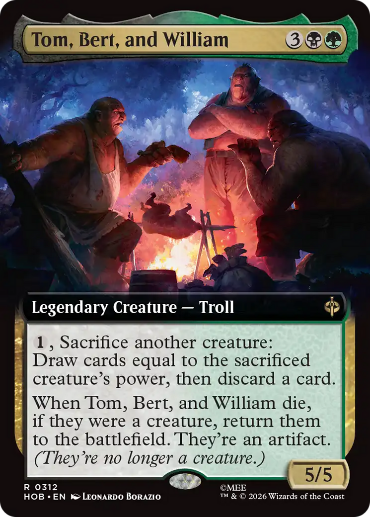 Tom, Bert, and William (Extended Art) [The Hobbit] | Total Play