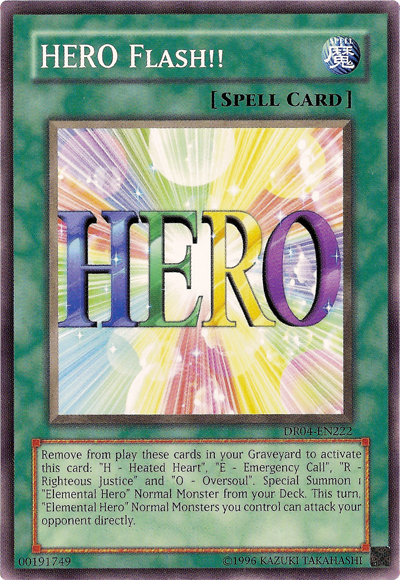 HERO Flash!! [DR04-EN222] Common | Total Play