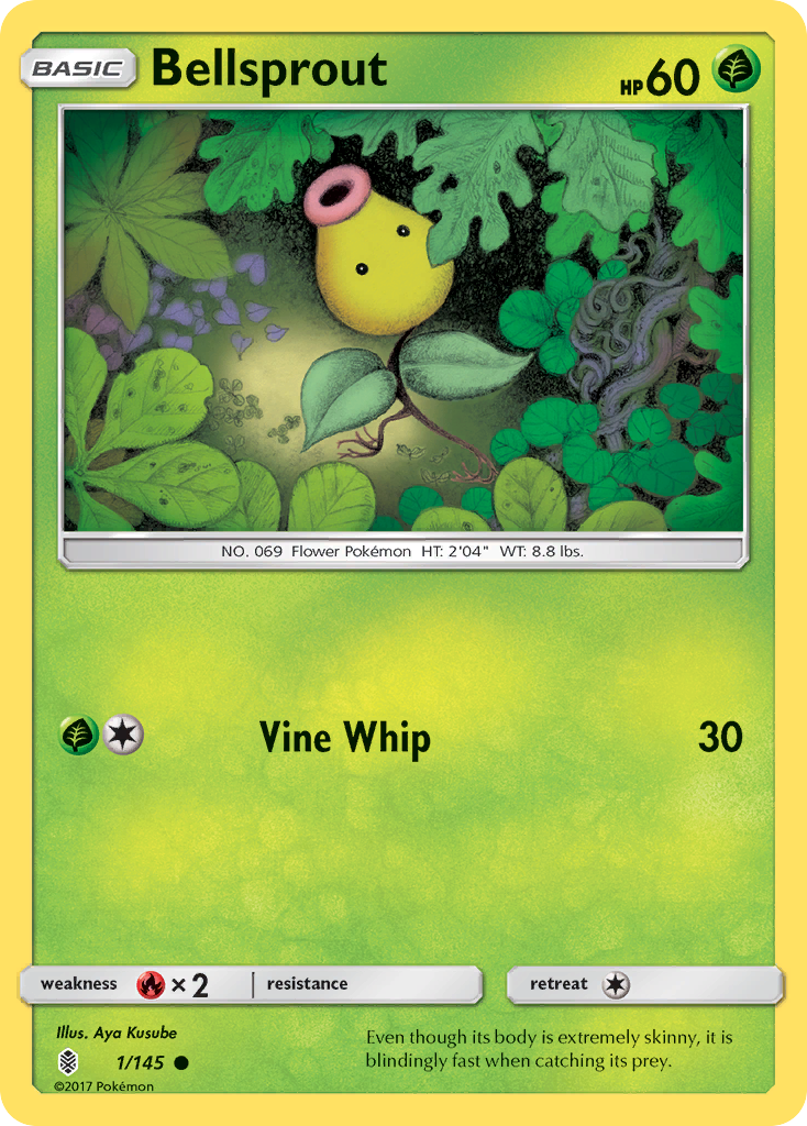 Bellsprout (1/145) [Sun & Moon: Guardians Rising] | Total Play