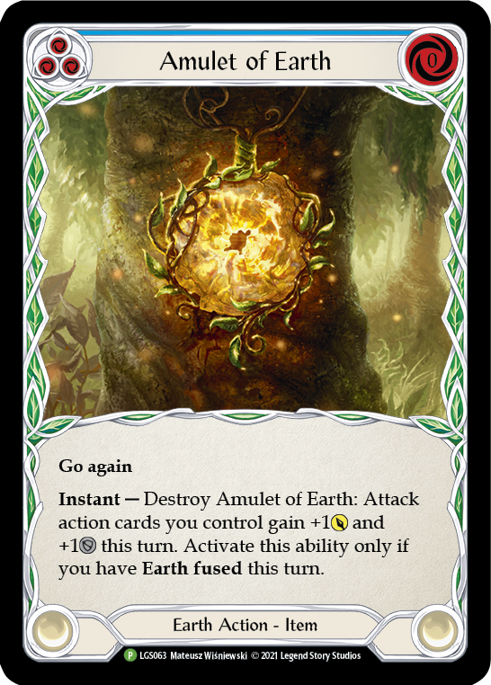 Amulet of Earth [LGS063] (Promo)  Cold Foil | Total Play