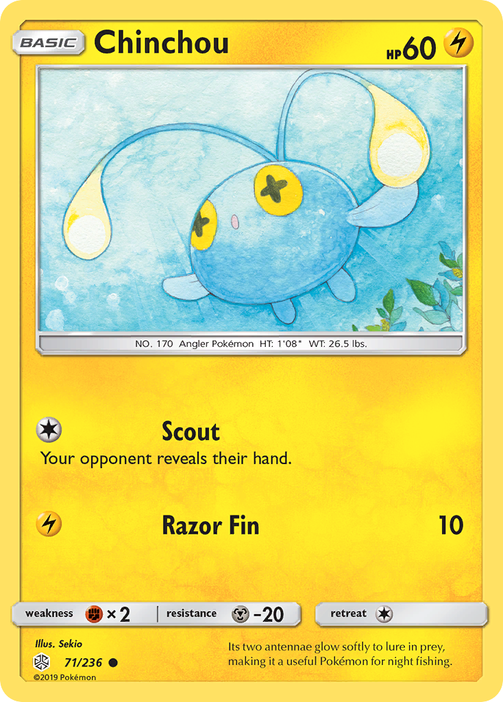 Chinchou (71/236) [Sun & Moon: Cosmic Eclipse] | Total Play