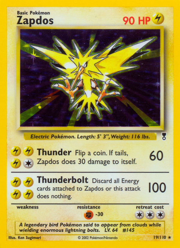 Zapdos (19/110) [Legendary Collection] | Total Play