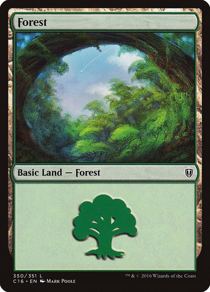 Forest (350) [Commander 2016] | Total Play