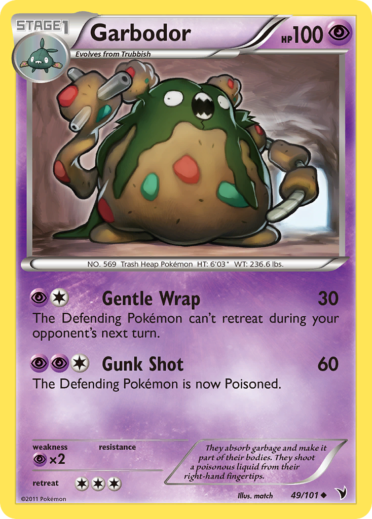 Garbodor (49/101) [Black & White: Noble Victories] | Total Play