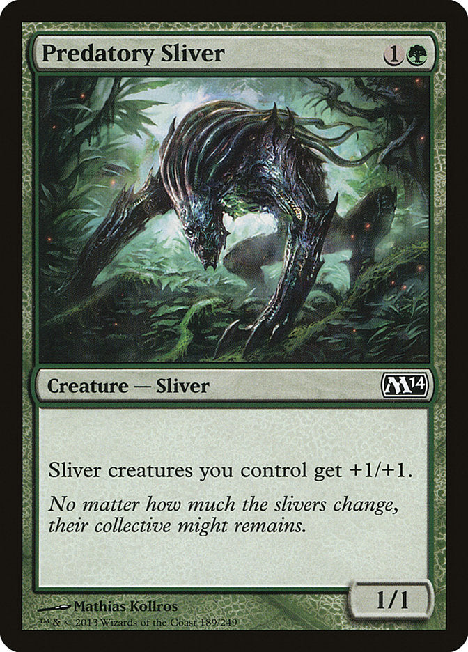 Predatory Sliver [Magic 2014] | Total Play
