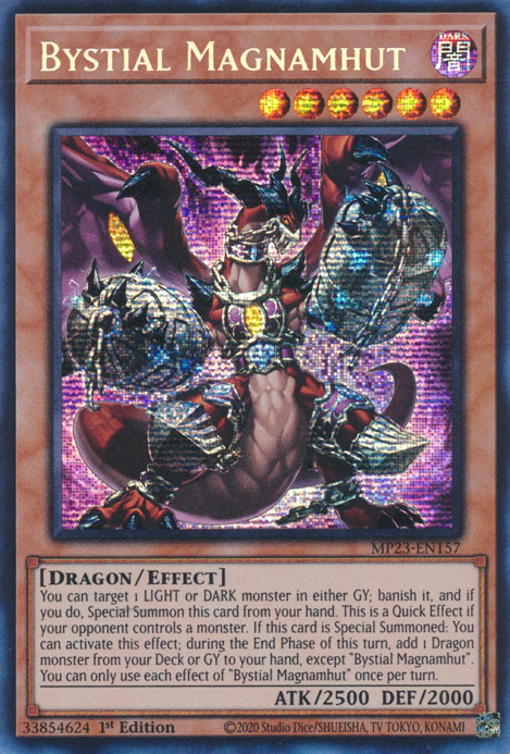 Bystial Magnamhut [MP23-EN157] Prismatic Secret Rare | Total Play