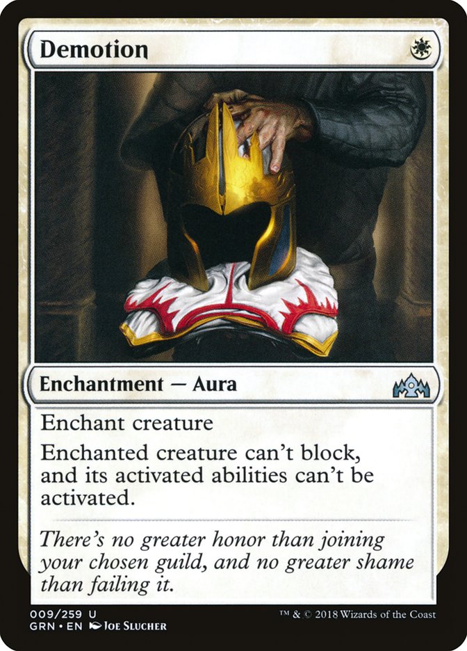 Demotion [Guilds of Ravnica] | Total Play