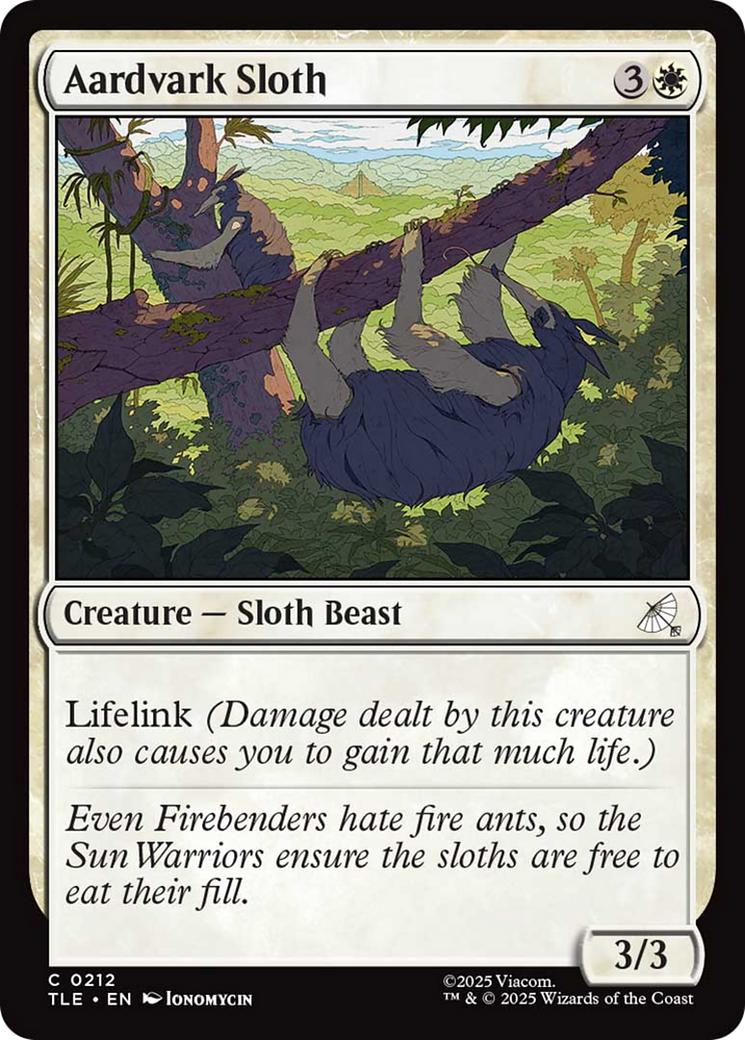 Aardvark Sloth [Avatar: The Last Airbender: Eternal-Legal] | Total Play
