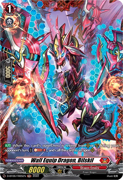 Wall Equip Dragon, Bilskil (D-BT06/FR05EN) [Blazing Dragon Reborn] | Total Play