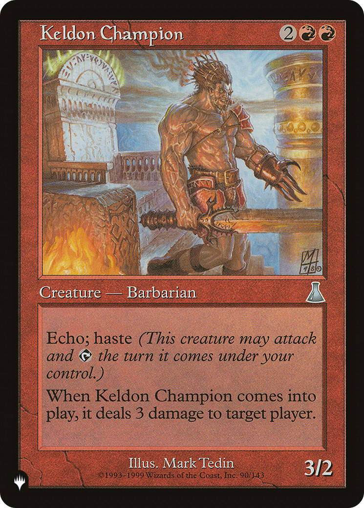 Keldon Champion [The List] | Total Play