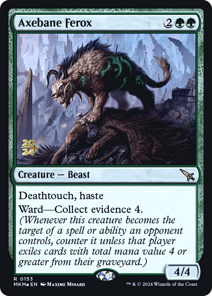 Axebane Ferox [Murders at Karlov Manor Prerelease Promos] | Total Play