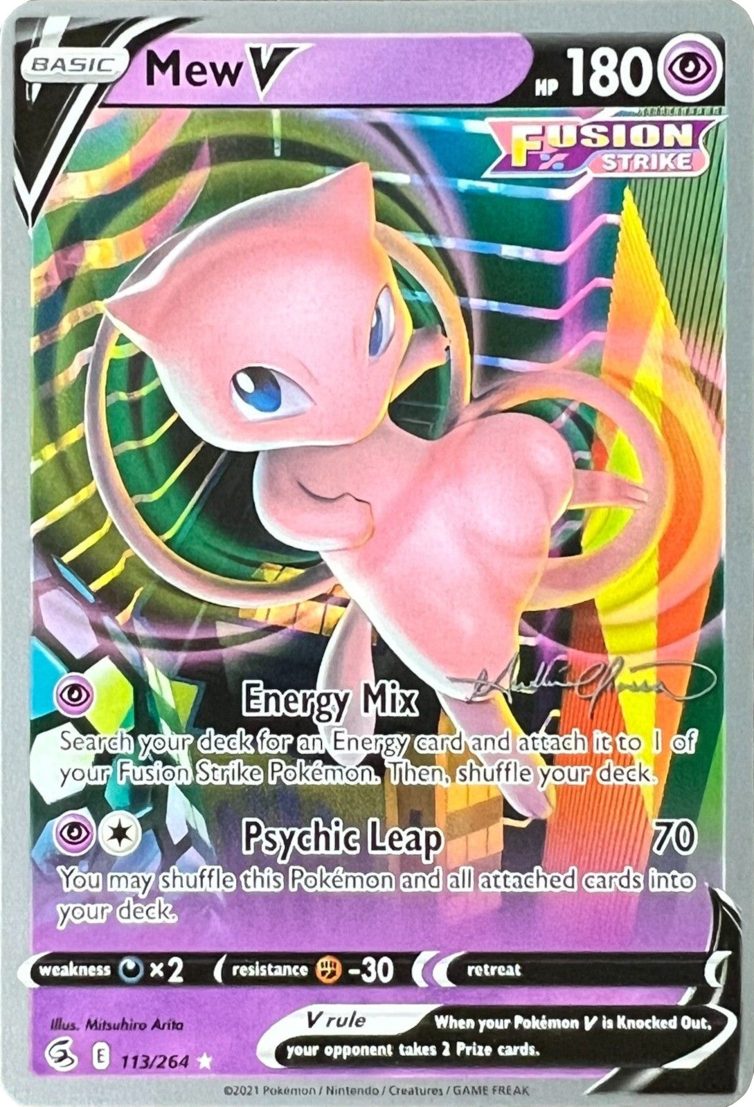 Mew V (113/264) (The Shape of Mew - Andre Chiasson) [World Championships 2022] | Total Play