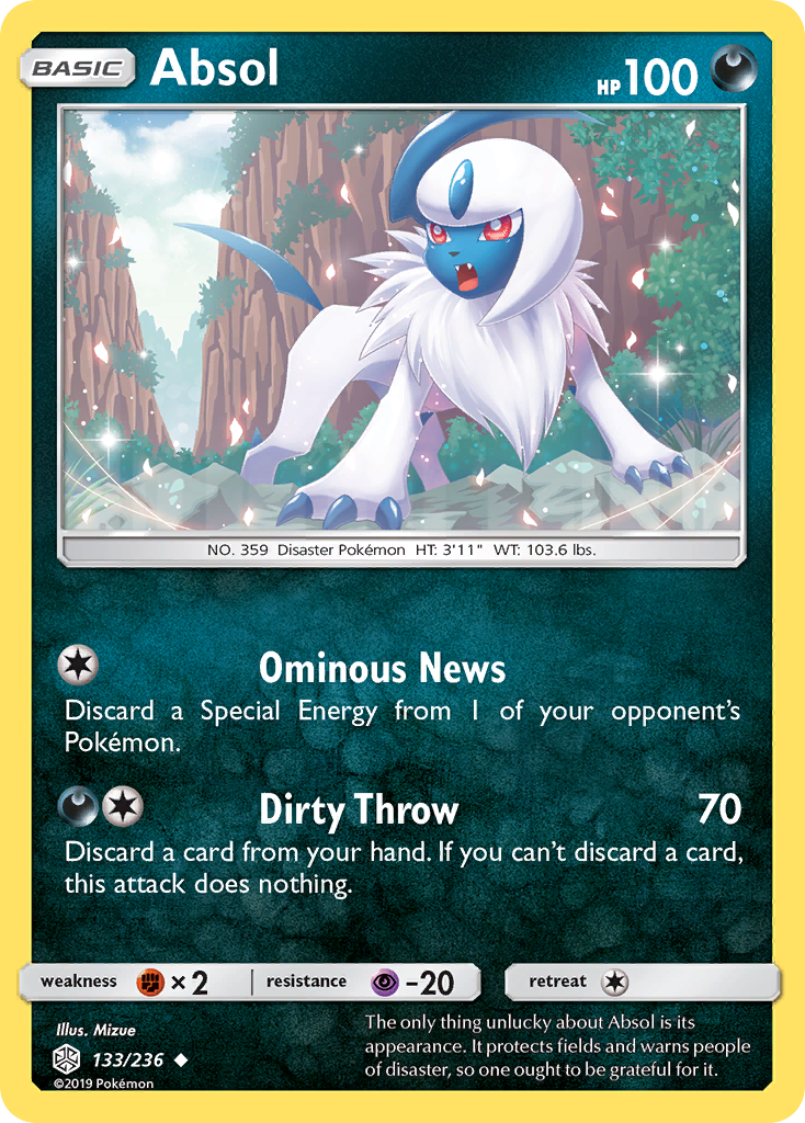 Absol (133/236) [Sun & Moon: Cosmic Eclipse] | Total Play