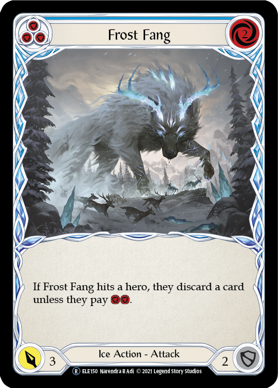 Frost Fang (Blue) [U-ELE150] (Tales of Aria Unlimited)  Unlimited Rainbow Foil | Total Play