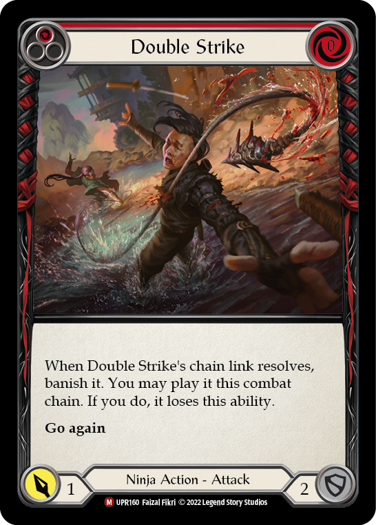 Double Strike [UPR160] (Uprising)  Rainbow Foil | Total Play