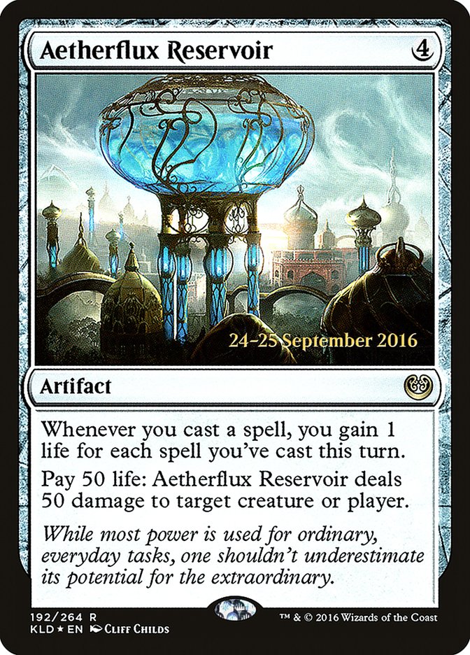 Aetherflux Reservoir [Kaladesh Prerelease Promos] | Total Play
