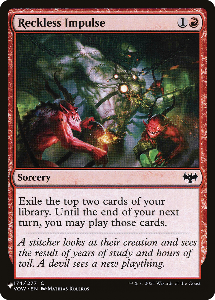 Reckless Impulse [The List] | Total Play