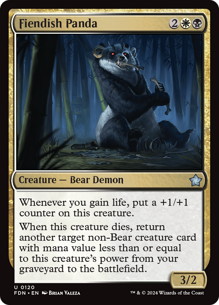 Fiendish Panda [Foundations] | Total Play