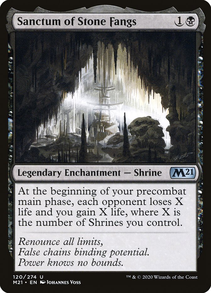 Sanctum of Stone Fangs [Core Set 2021] | Total Play