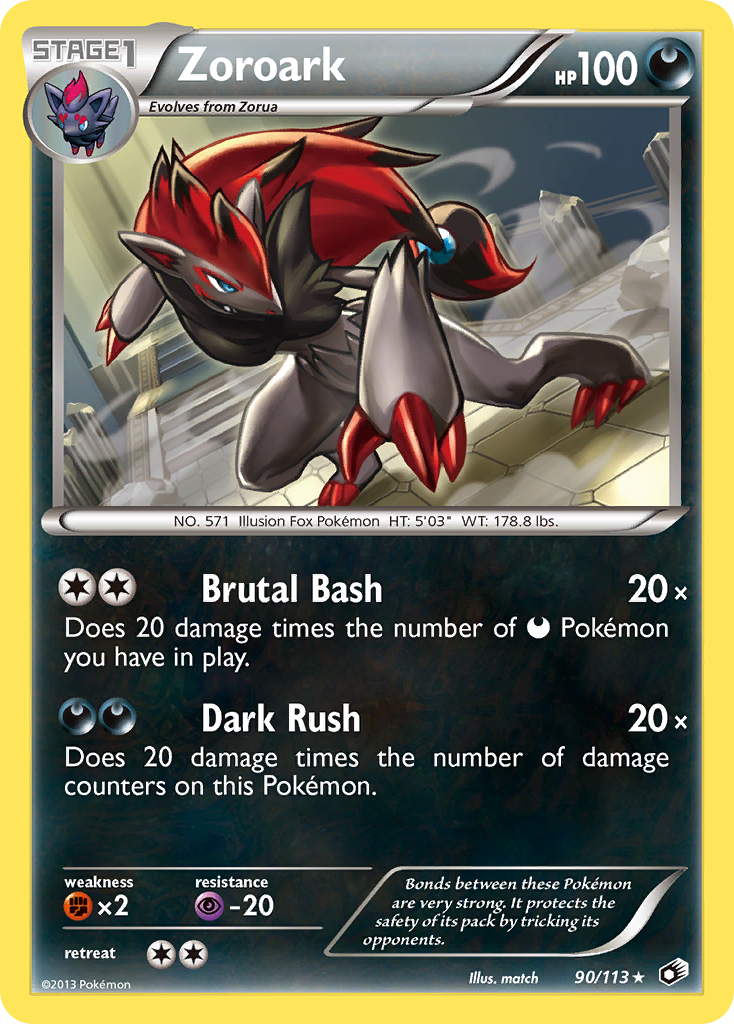 Zoroark (90/113) [Black & White: Legendary Treasures] | Total Play