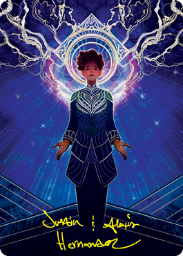 Brainstorm Art Card (Gold-Stamped Signature) [Strixhaven: School of Mages Art Series] | Total Play