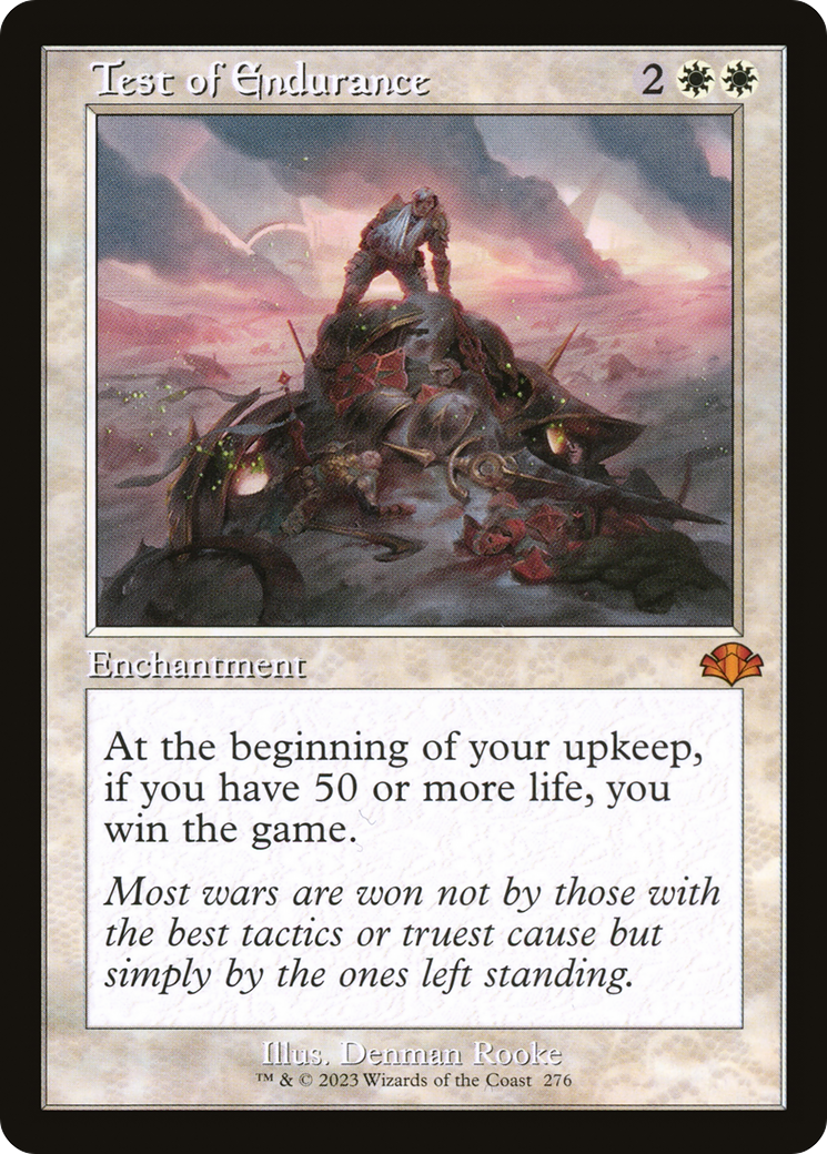Test of Endurance (Retro) [Dominaria Remastered] | Total Play