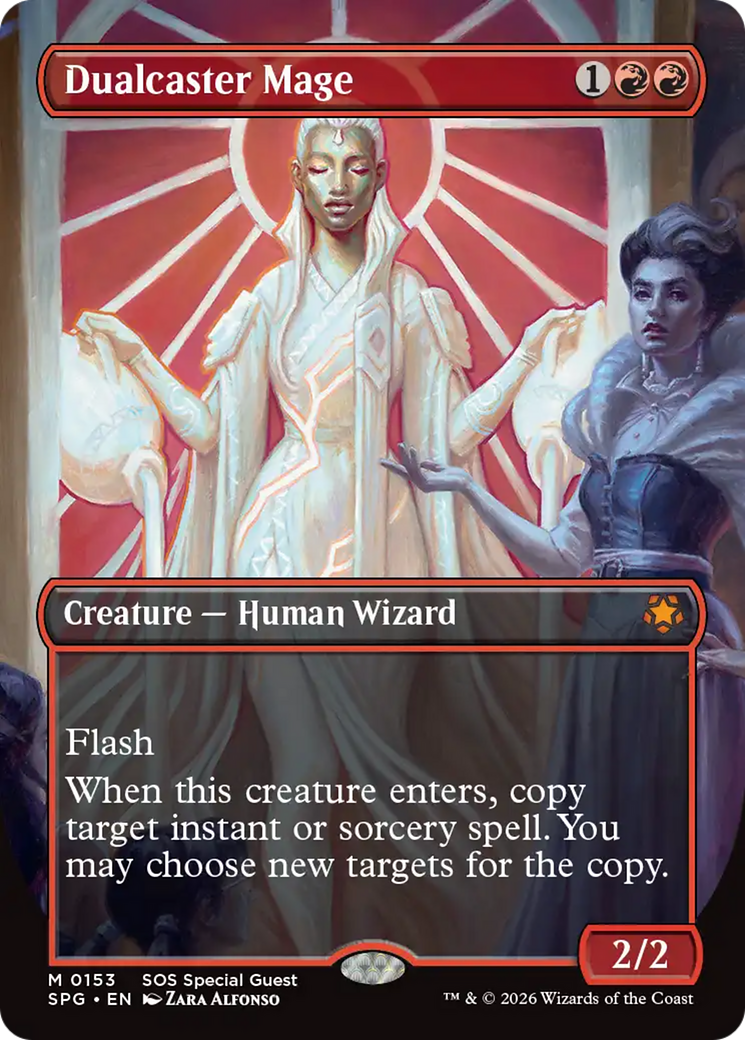 Dualcaster Mage (Borderless) [Secrets of Strixhaven Special Guests] | Total Play