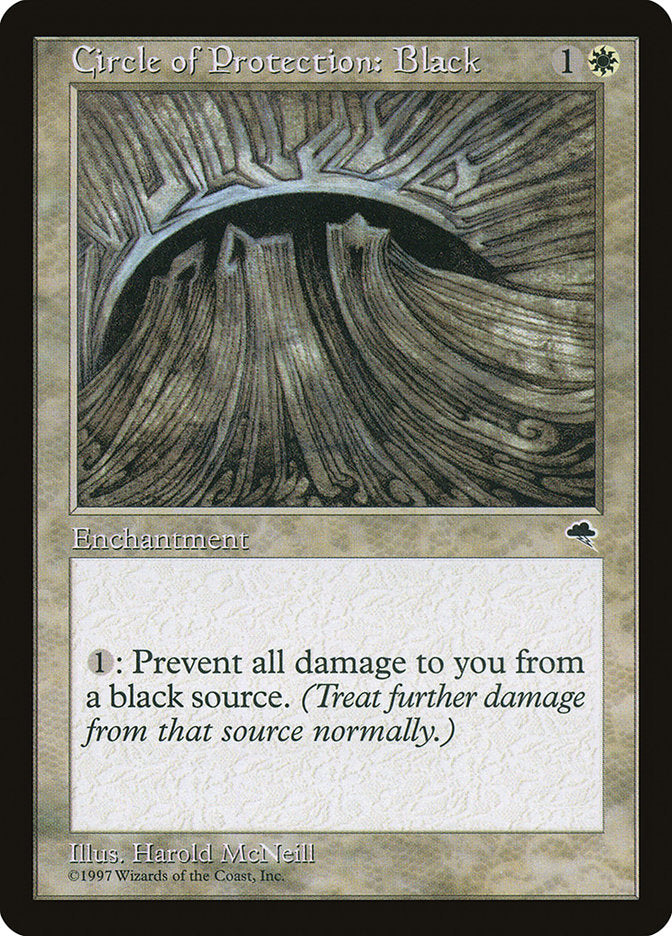 Circle of Protection: Black [Tempest] | Total Play