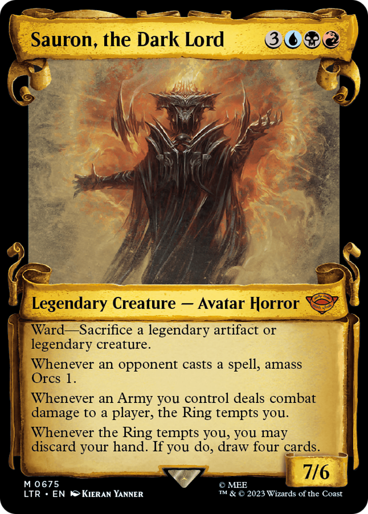 Sauron, the Dark Lord [The Lord of the Rings: Tales of Middle-Earth Showcase Scrolls] | Total Play