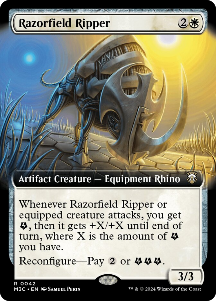 Razorfield Ripper (Extended Art) [Modern Horizons 3 Commander] | Total Play