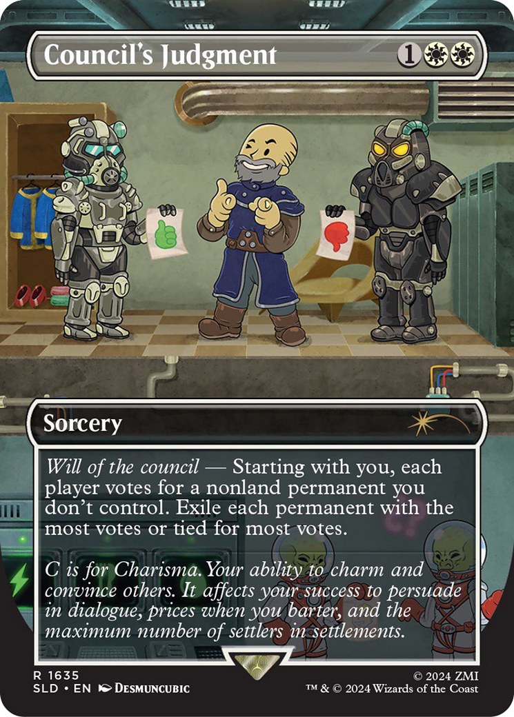 Council's Judgment (Rainbow Foil) [Secret Lair Drop Series] | Total Play