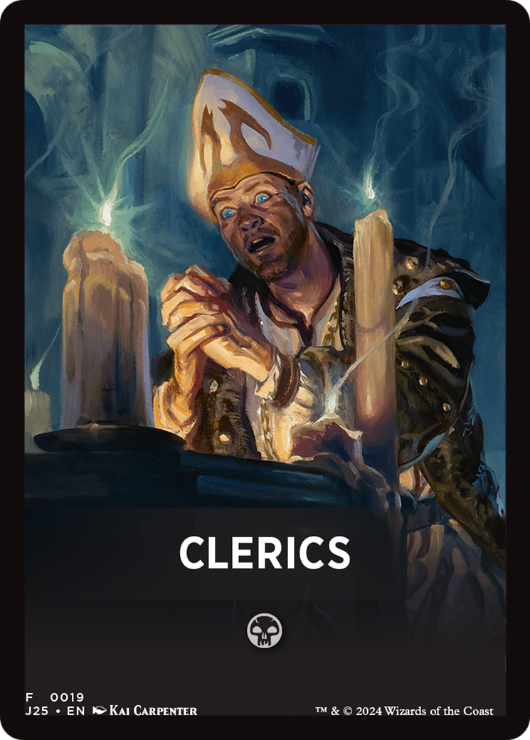 Clerics Theme Card [Foundations Jumpstart Front Cards] | Total Play