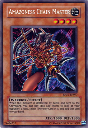 Amazoness Chain Master [RP01-EN097] Secret Rare | Total Play