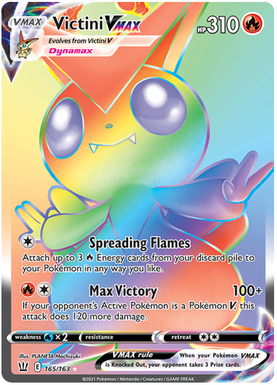 Victini VMAX (165/163) [Sword & Shield: Battle Styles] | Total Play