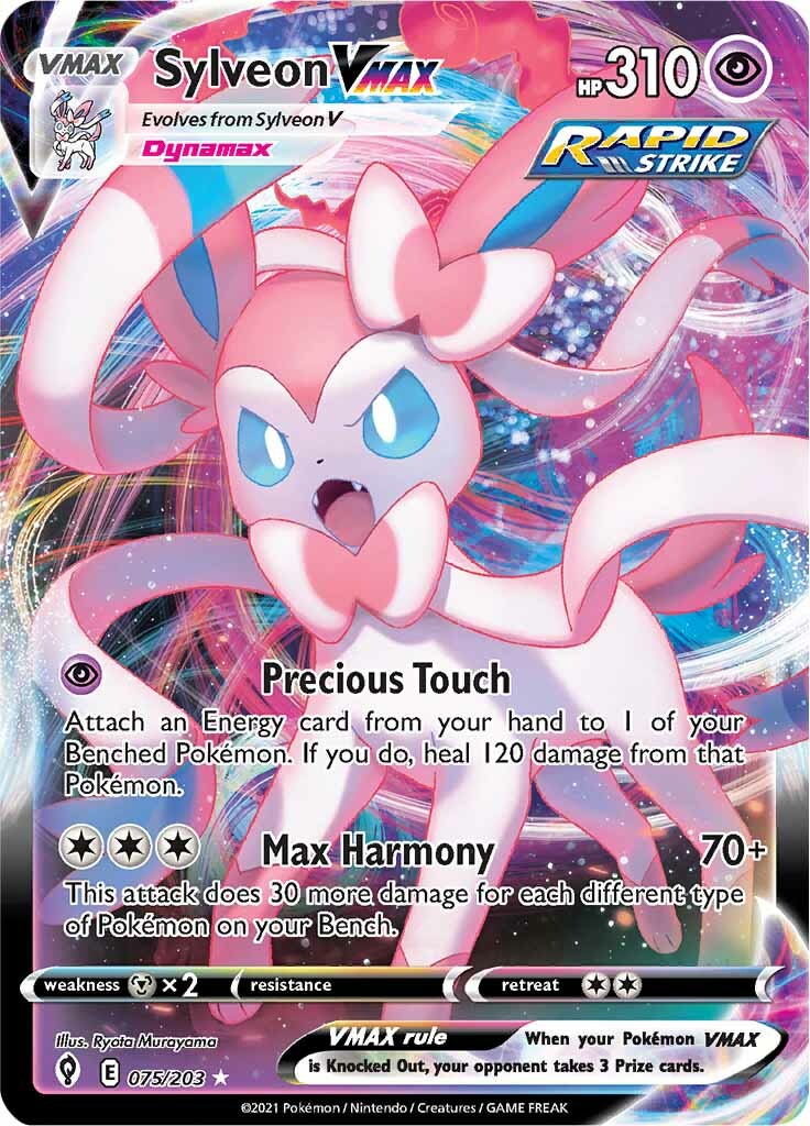 Sylveon VMAX (075/203) [Sword & Shield: Evolving Skies] | Total Play