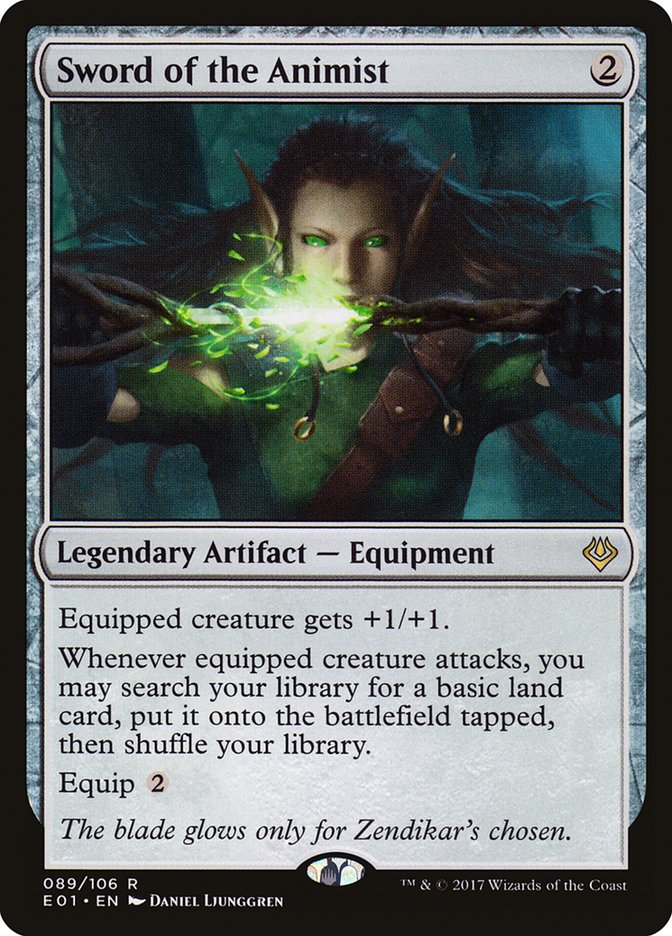Sword of the Animist [Archenemy: Nicol Bolas] | Total Play