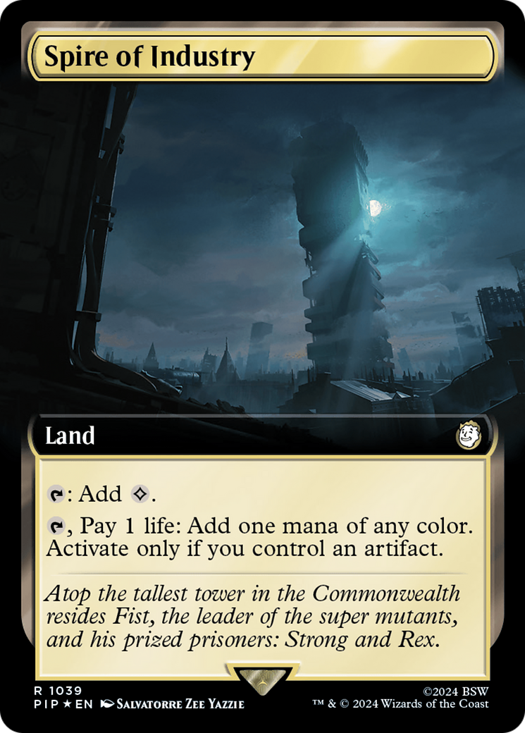 Spire of Industry (Extended Art) (Surge Foil) [Fallout] | Total Play