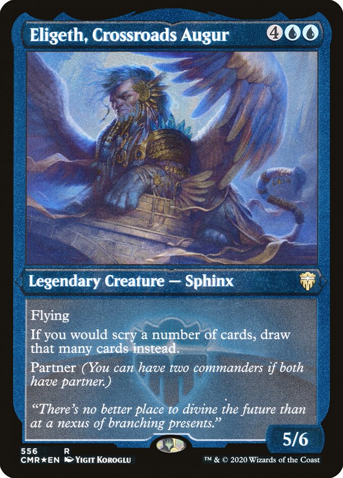 Eligeth, Crossroads Augur (Etched) [Commander Legends] | Total Play