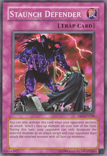 Staunch Defender [DR1-EN208] Common | Total Play