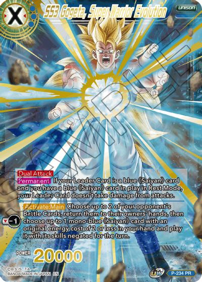 SS3 Gogeta, Super Warrior Evolution (Alternate Art) (P-234) [Special Anniversary Set 2021] | Total Play